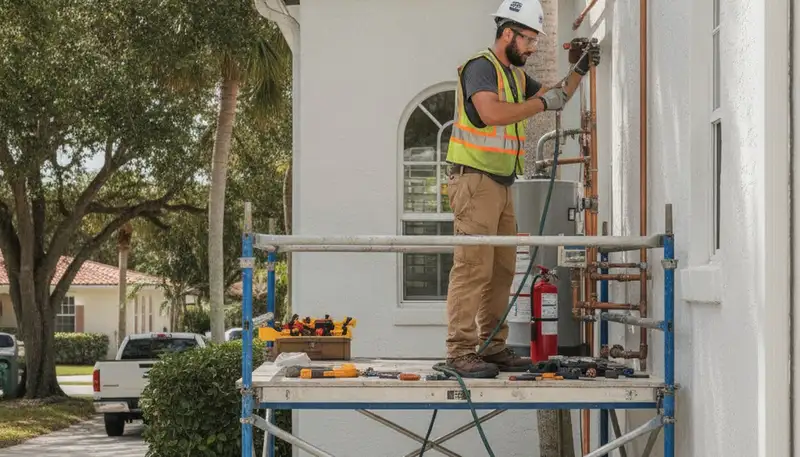Tampa, FL plumbing repair service team helping homeowners with reliable pipe and leak repairs