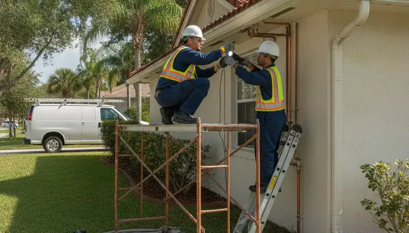 Tampa, FL plumbing repair service for residential and commercial leaks, clogs, and pipe fixes
