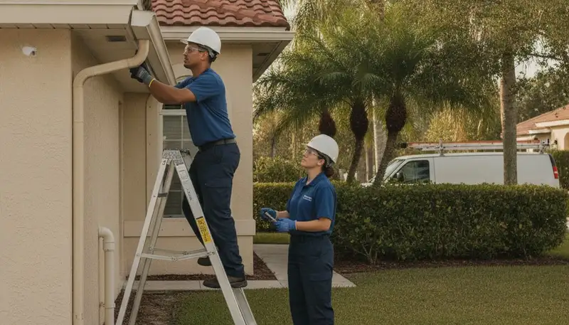 Plumber repairing a leak in Tampa, FL for reliable plumbing repair service