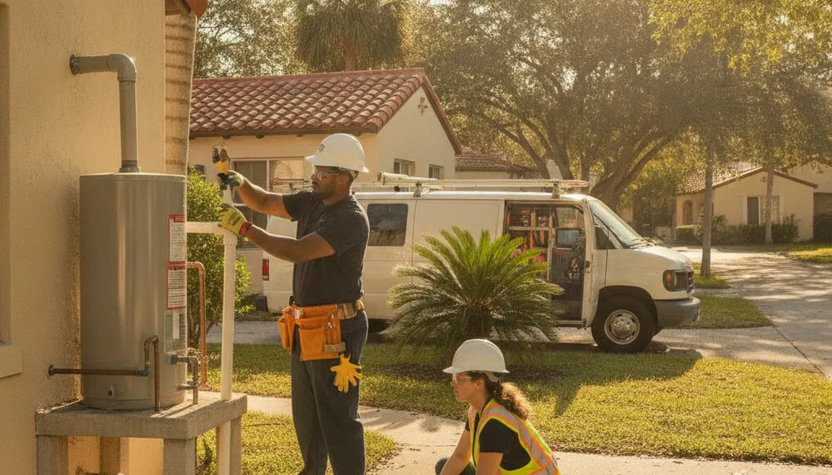 Tampa, FL plumbing repair service truck for residential and commercial emergency plumbing assistance