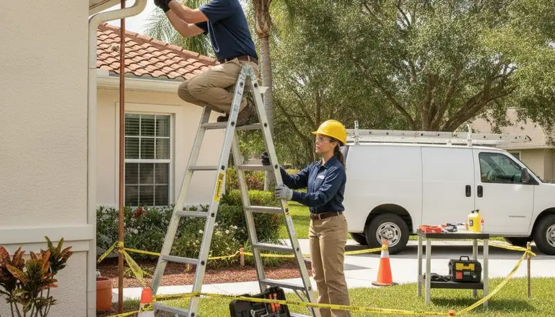 Tampa, FL plumbing repair service truck for local residential and commercial plumbing work