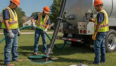Septic pumping service in Tampa, FL for residential plumbing maintenance