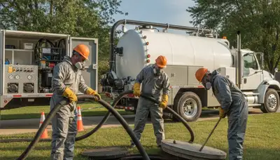 Septic tank cleaning service in Tampa, FL by On Call Plumbers for local homes