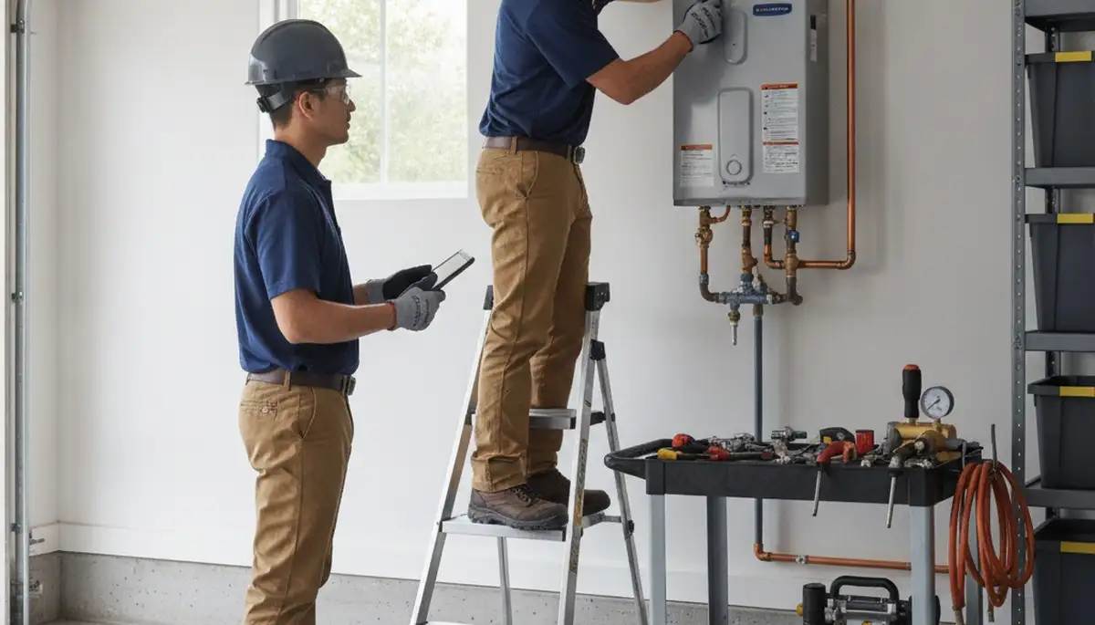 Tankless water heater installation service in Tampa, FL by On Call Plumbers